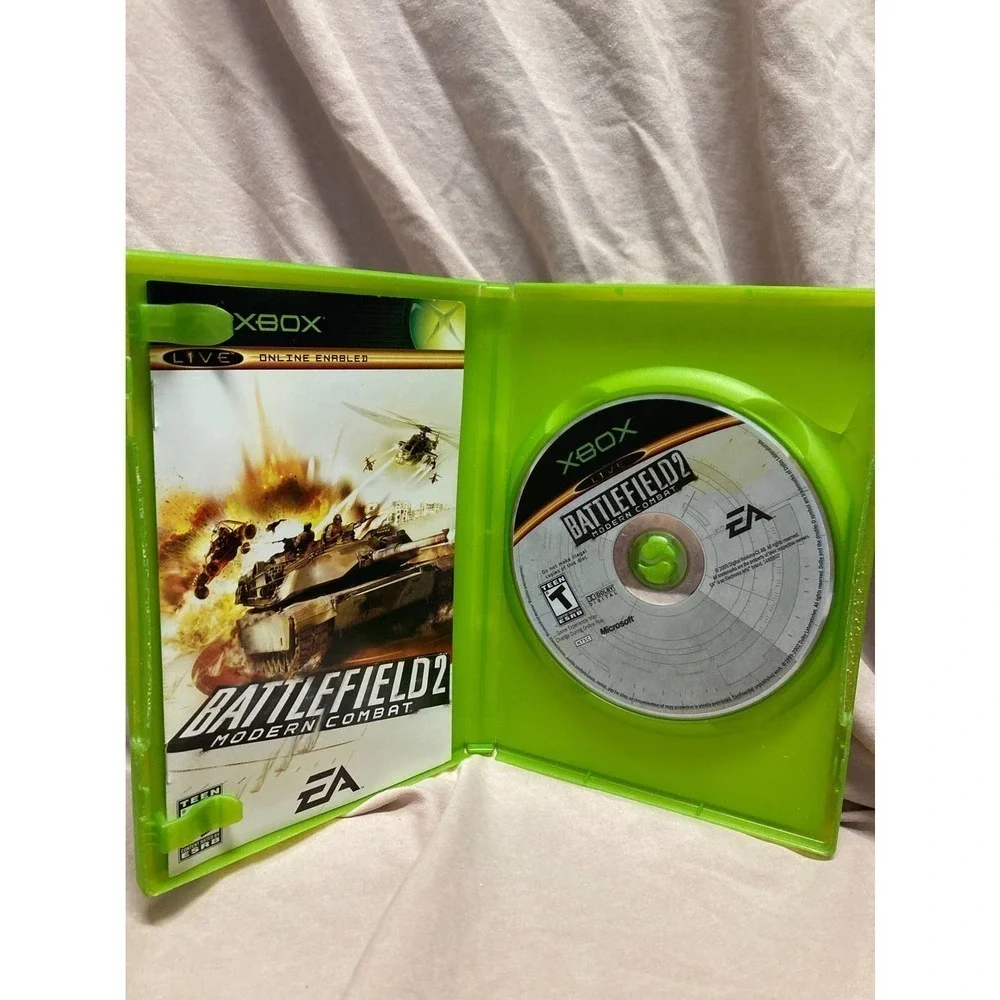 𝅺battlefield 2: Modern Combat (Microsoft Xbox, 2005) CIB